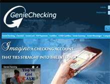 Tablet Screenshot of geniechecking.com